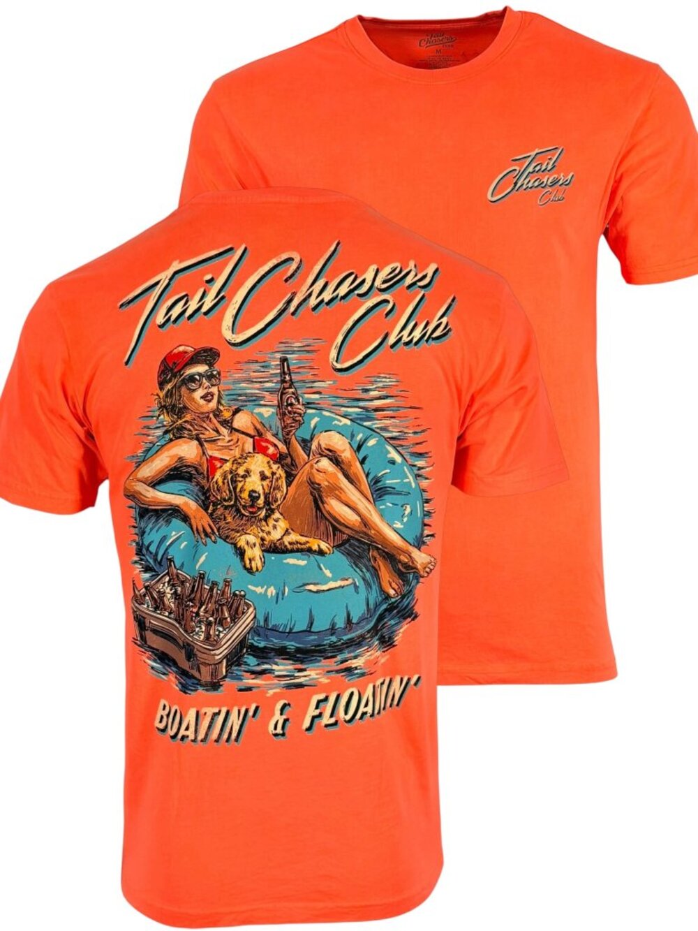 Tail Chasers Club Men's T-shirt Boatin and Floatin